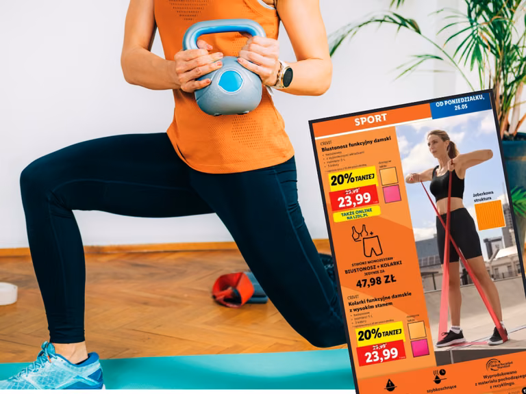 Lidl szokuje rabatami! Mega promocje na sprzęt i odzież sportową – idealne na szybki powrót do formy przed wakacjami!