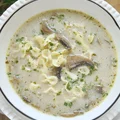 Zupa pieczarkowa z makaronem