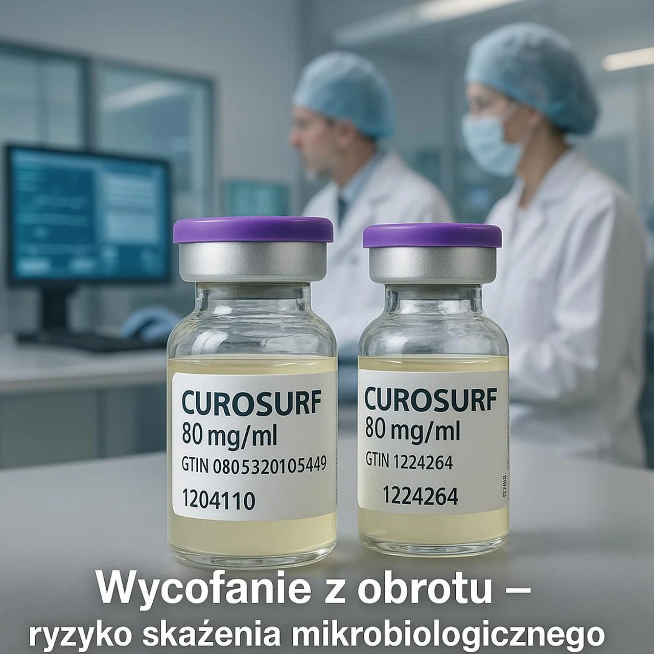 Uwaga: 2 serie leku dla noworodków wycofane z obrotu! Pilna decyzja GIF