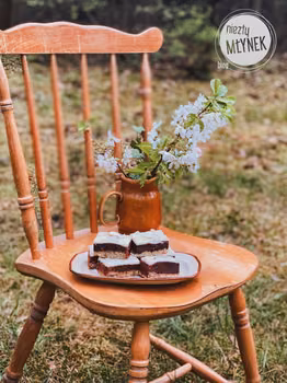 Owsiane brownie z czekoladową glazurą