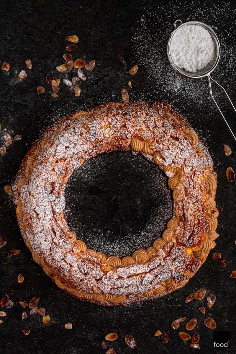 Paris Brest - francuski wieniec z kremem pralinowym