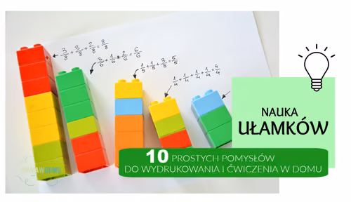 Jak nauczyć dziecko ułamków - matematyka przez zabawę