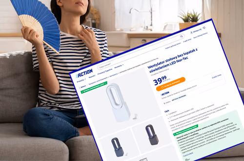 Ten gadżet z Action za 39 zł poprawi komfort w gorące dni! Zamieni mieszkanie lub biuro w chłodną oazę