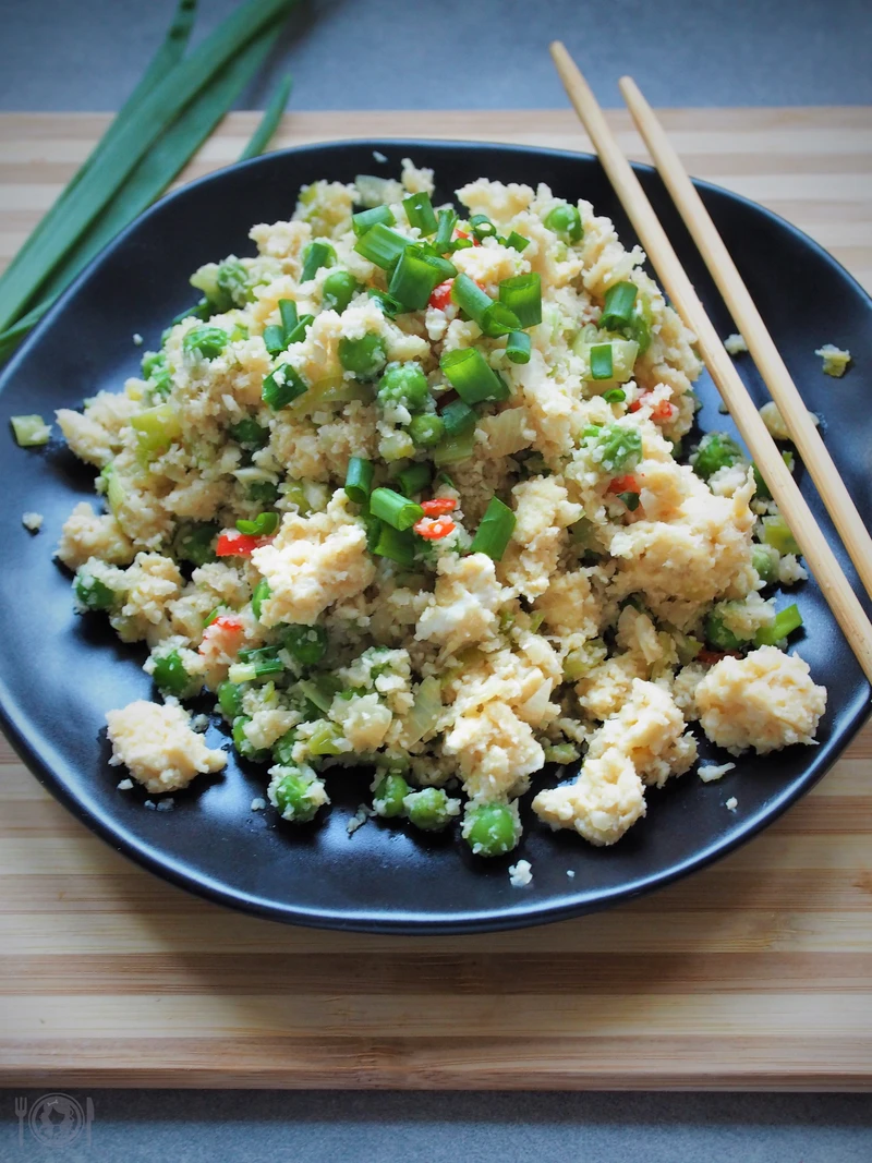 Keto fried rice (Paleo, LowCarb)