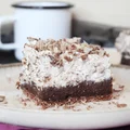 Kakaowo śmietankowe ciasto z wafelkami BEZ PIECZENIA