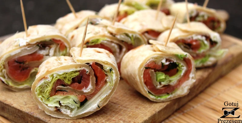 Tortilla z łososiem - extra przekąska na imprezę!