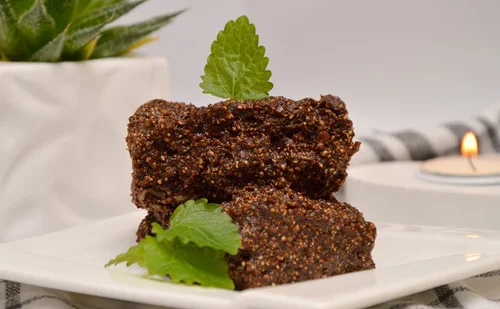 raw mud brownie