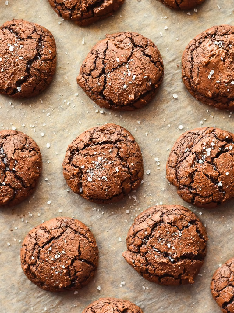 Ciasteczka Brownie z solą morską