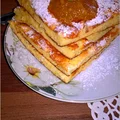 Waniliowo-serowy omlet z konfiturą pomarańczową