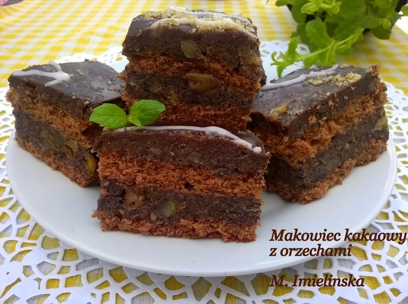 kakaowy makowiec gotowany