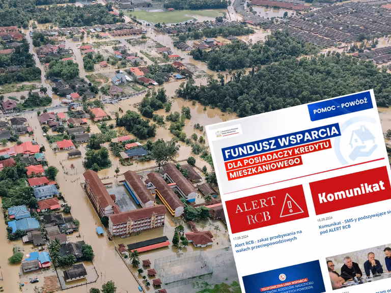 Krytyka rządu w końcu zadziałała? Powstała specjalna strona internetowa o powodzi!