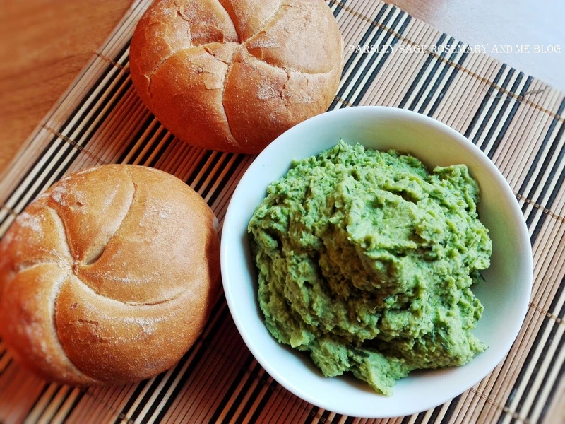 Pasta z zielonego groszku Vegan