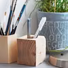 Organizer biurkowy z drewna DIY