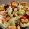 Sałatka z panierowanym tofu