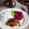 Udka w sosie powidłowo-ketchupowym