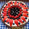 Tarta z kremem mascarpone i owocami (bez pieczenia)