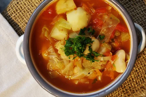 Zupa z kapusty, czyli moje jesienne, szkockie Minestrone.