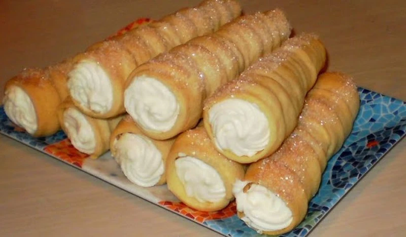 Rurki z kremem mascarpone