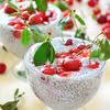 Pudding chia z wiśniami - zdrowy i fit