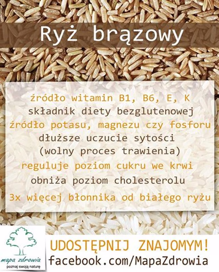 Dlaczego warto jeść ryż brązowy