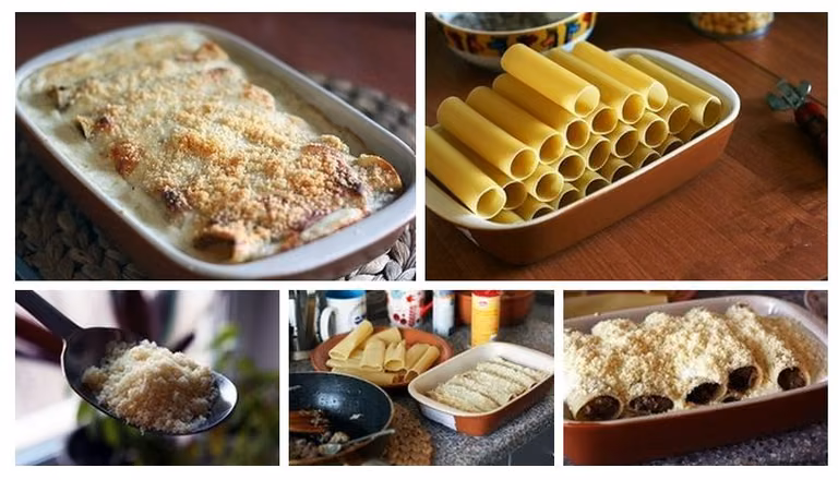 Cannelloni z mięsem - przepis