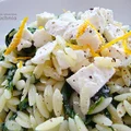 Orzo, szpinak i feta