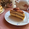 Sernik gotowany na kawowych biszkoptach