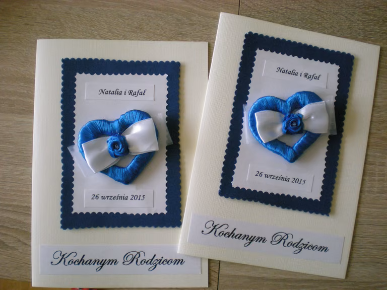 Podziękowania dla rodziców