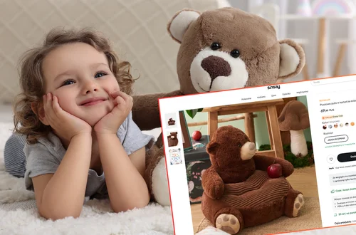 Ten miś to nie zabawka! Bestsellerowa pufa z Sinsay za 69,99 zł rozkochuje dzieci (i rodziców)!