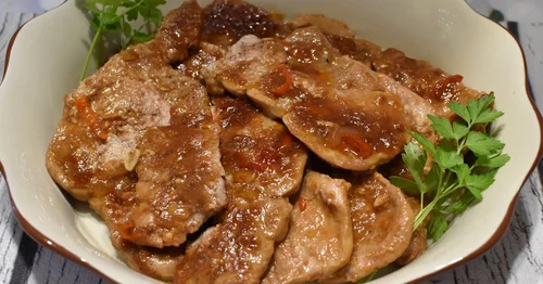 Polędwiczki w sosie barbecue