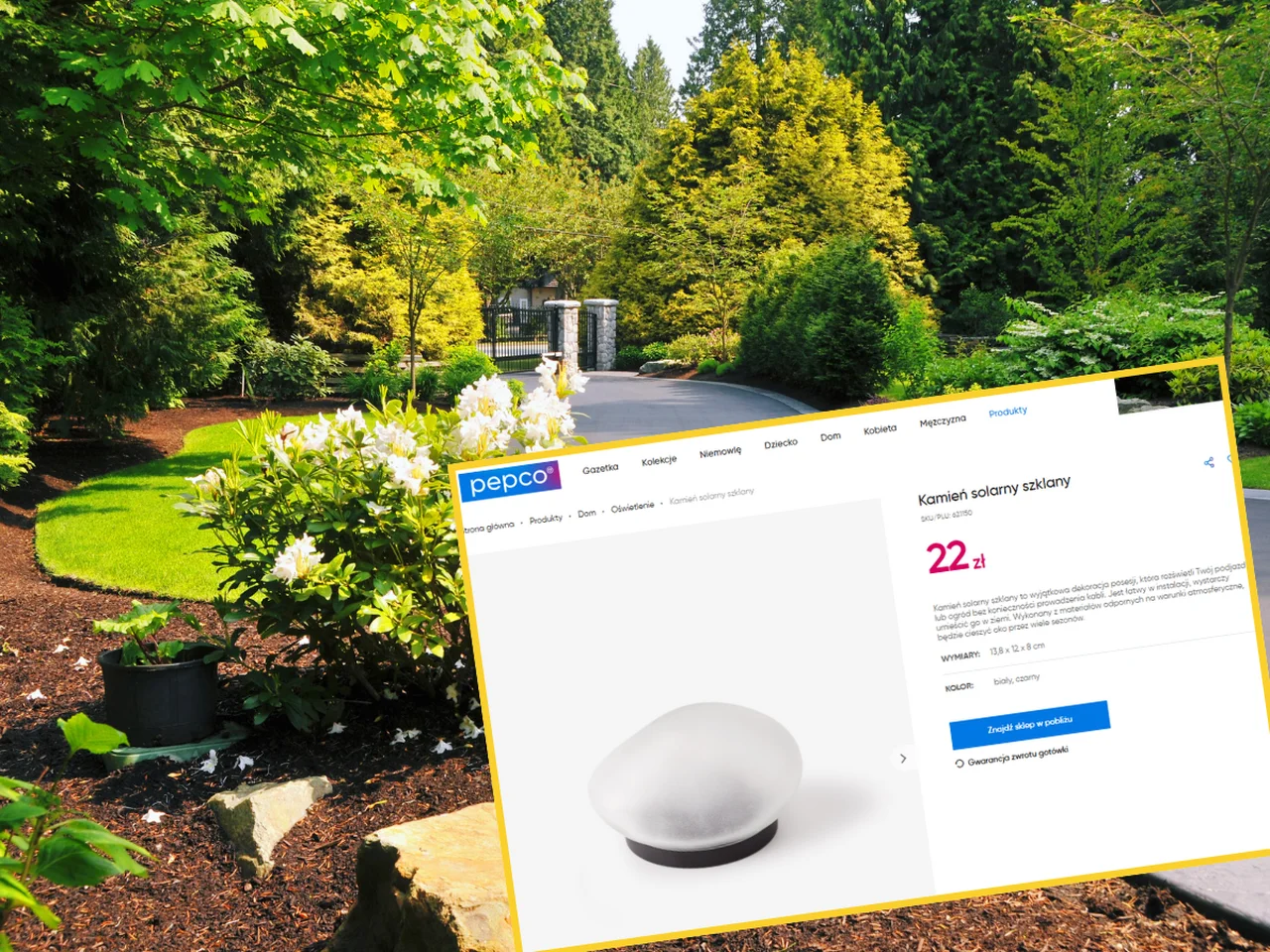 Te piękne kamienie solarne z Pepco rozświetlą Twój ogród lub podjazd za grosze! Efekt jak z katalogu!