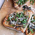 Bruschetta z pieczarkami