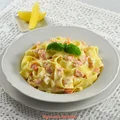 Pappardelle z wędzonym łososiem