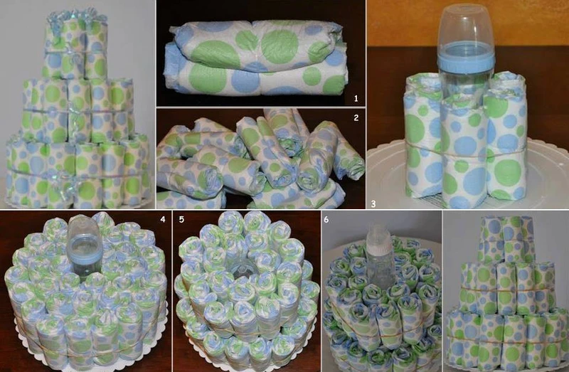 Tort z pampersów