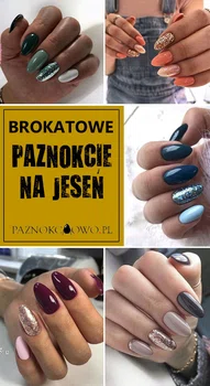 Jesienne Paznokcie z Brokatem – TOP 19 Niesamowitych Inspiracji Które Was Oczarują!