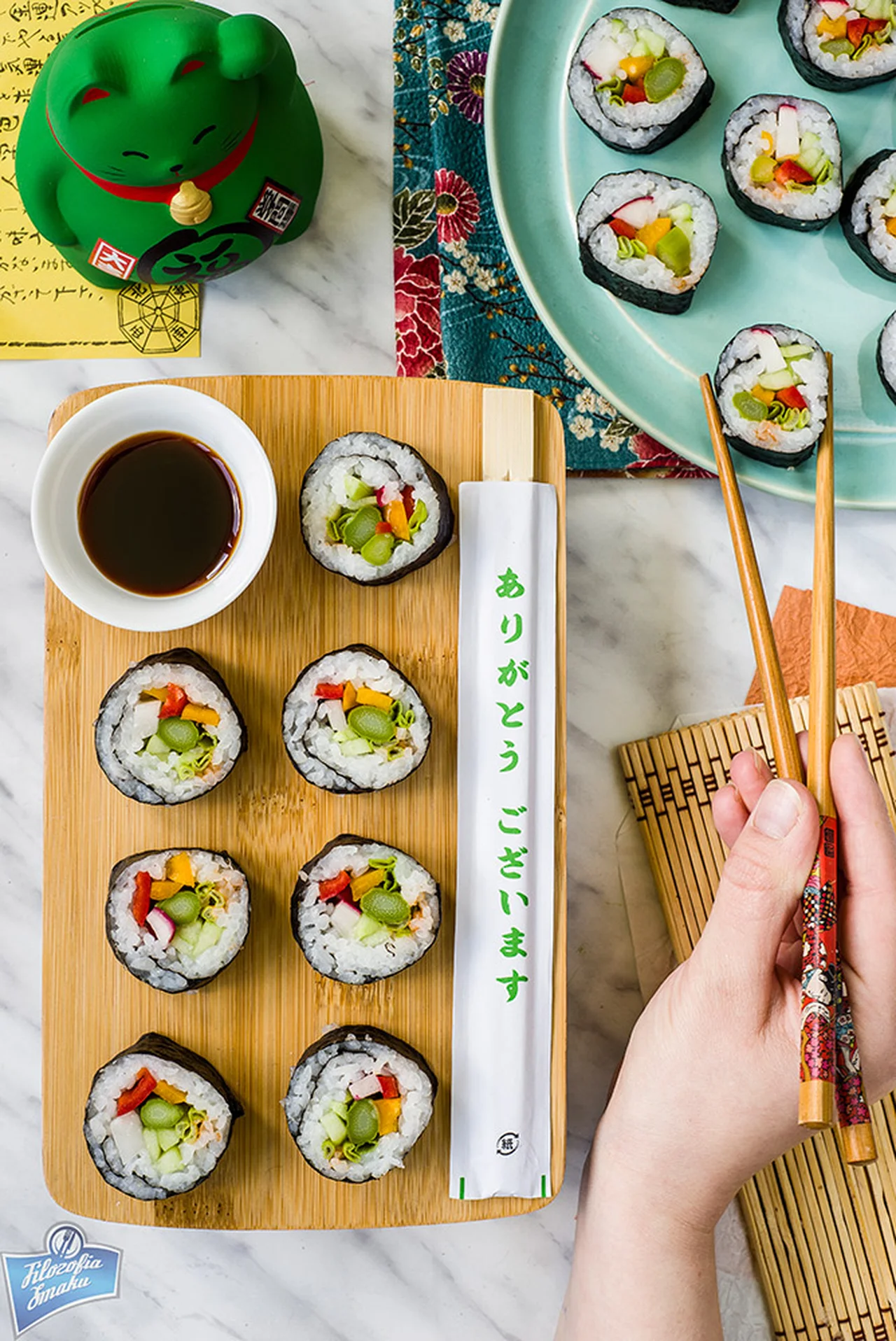 Sushi ze szparagami