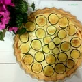 Tarta z cukinią i kozim serem