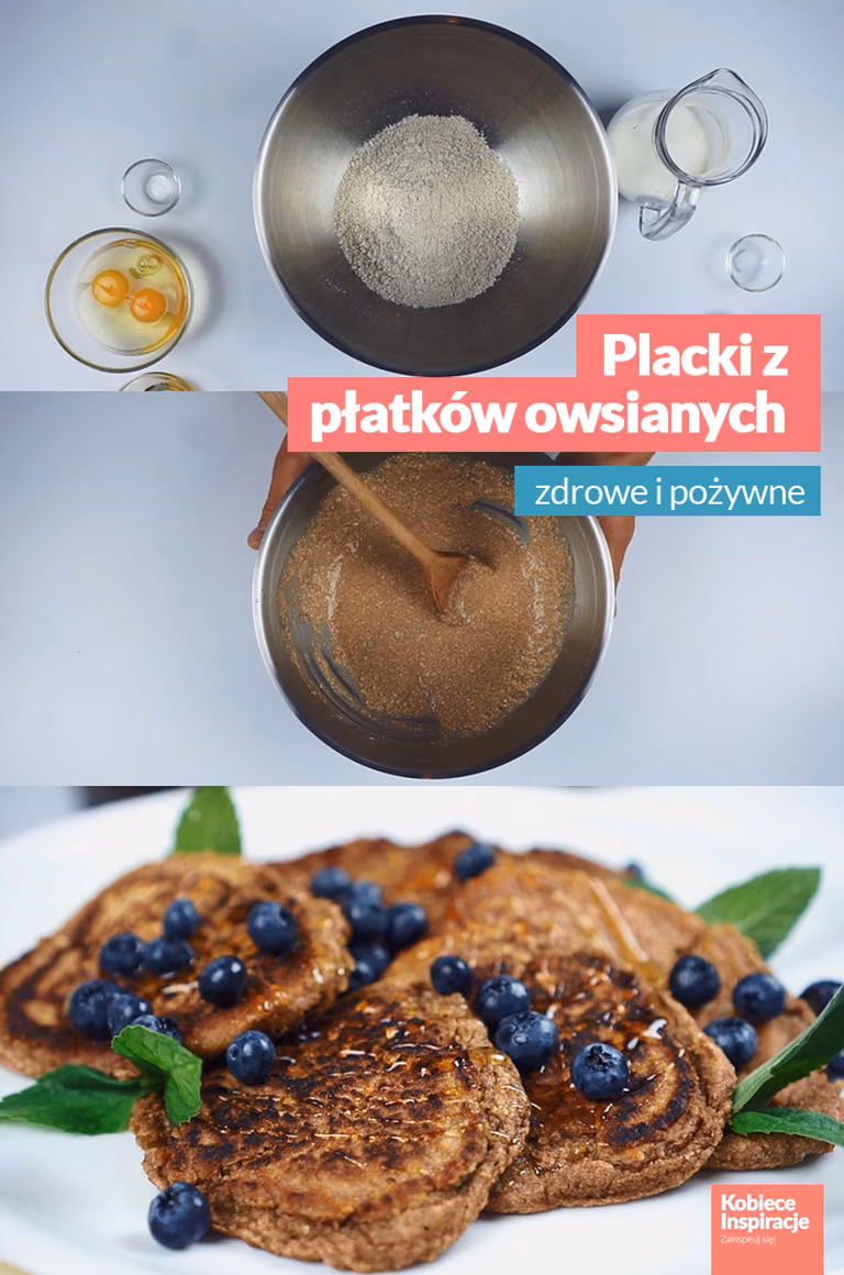 Placki z płatków owsianych