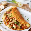 Puchaty omlet serowo-warzywny
