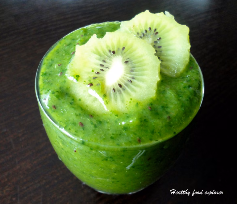 Zielone smoothie ze szpinaku
