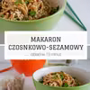 Makaron czosnkowo-sezamowy