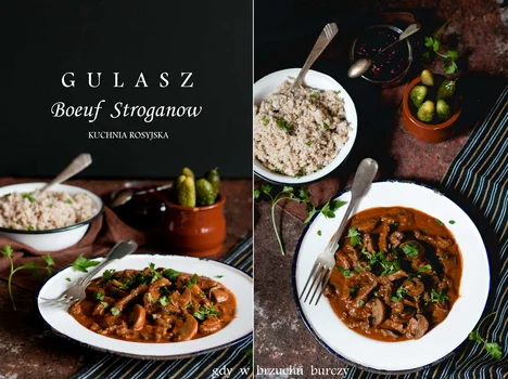 Gulasz Boeuf Stroganow