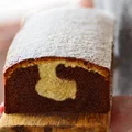Dwukolorowa babka czekoladowo-kokosowa