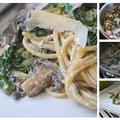Spaghetti z pieczarkami - przepis
