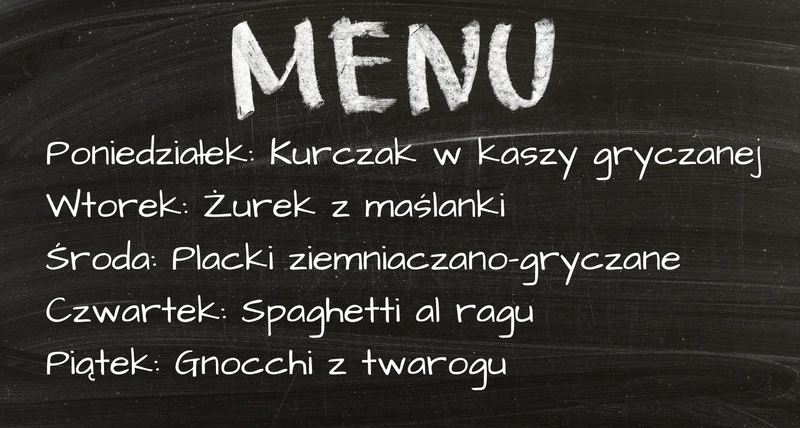 Obiady na tydzień - Jak ułatwić sobie gotowanie