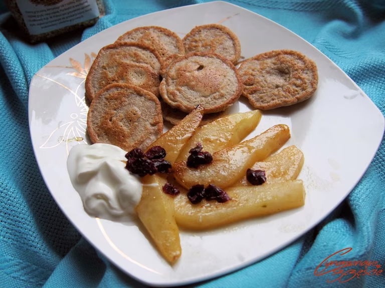 Fit gryczane placuszki z gruszką
