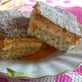Ciasto z budyniem malinowym