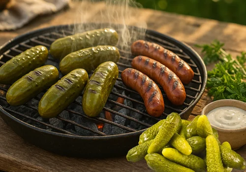 Ogórki kiszone z grilla? Ten przepis to nowy hit pikników!