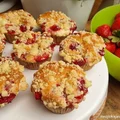 Muffinki z truskawkami i serem