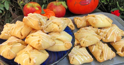 pyszne CIASTECZKA KOPERTY Z JABŁKAMI I LUKREM tylko kilka składników+FILM